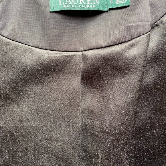 Lauren Ralph Lauren Women's Belted Black Trench Coat - Size S NEW w/o Tags - Picture 3 of 3